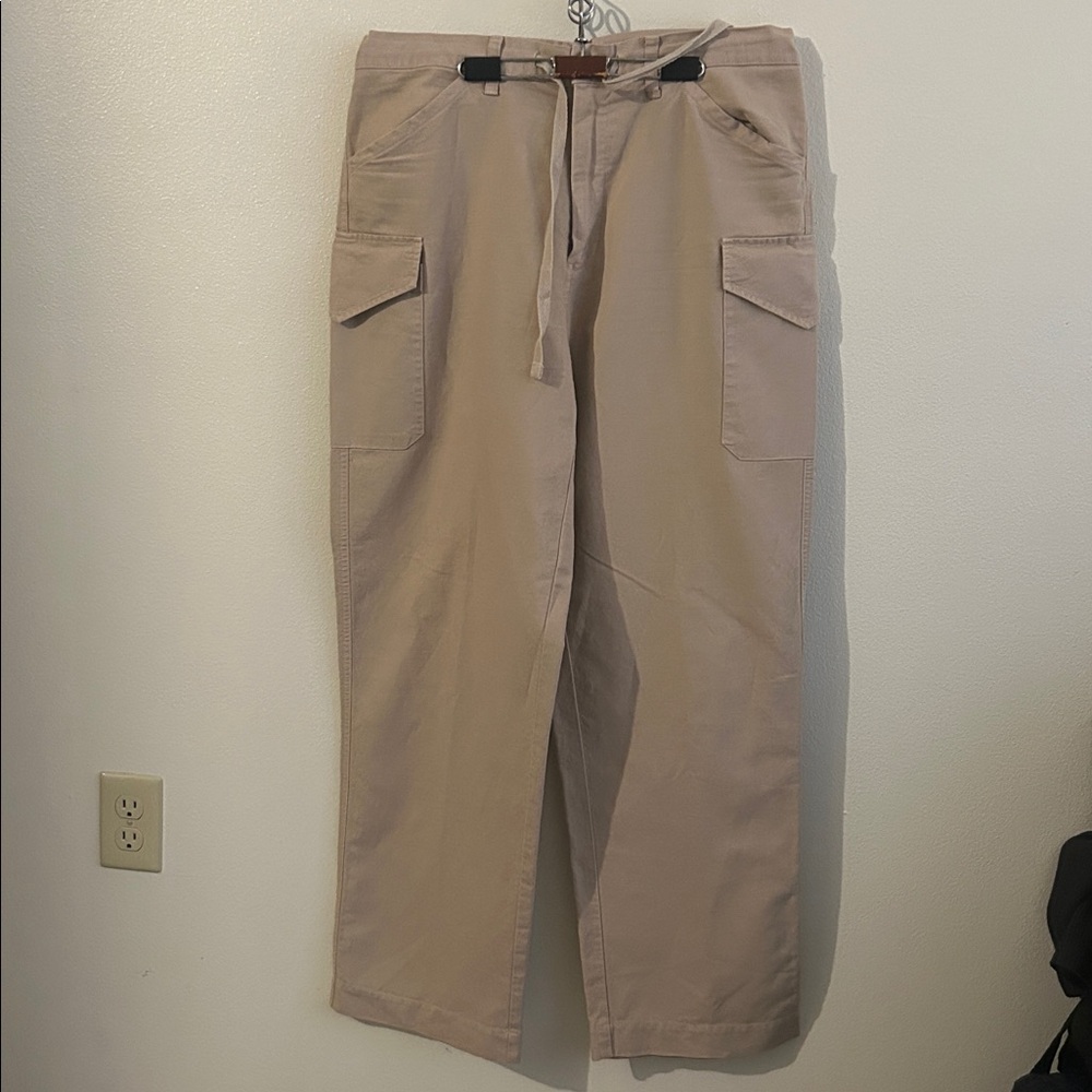 Polo by Ralph Lauren Men Linen Blend Relaxed Fit Cargo Pants..M